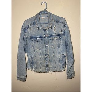 Distressed Denim Jacket
